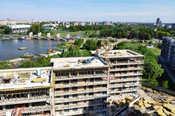 Tarasy nad Zalewem - raport zaawansowania prac